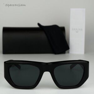 BRAND NEW Saint Laurent SL740 004 Black Havana Square Unisex Sunglasses